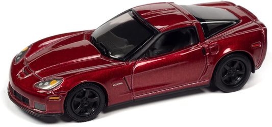 Johnny Lightning 2012 Chevrolet Corvette Z06, NEW/LOOSE, red metallic