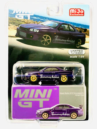 Mini GT #616 Nissan Skyline GT-R Tommykaira R-Z, midnight purple