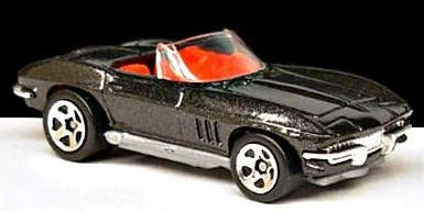 Hot Wheels 2000 #079, '65 Corvette, NEW/LOOSE, black