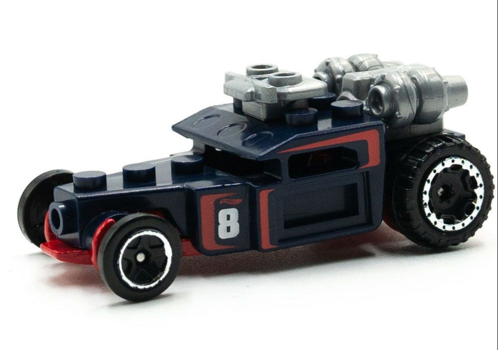 Hot Wheels 2024 #025/250 Brick and Motor, NEW/LOOSE, dark blue