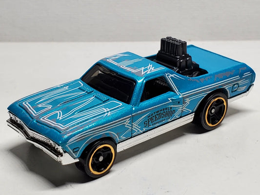 Hot Wheels 2022 #196/250 '68 El Camino, NEW/LOOSE, teal