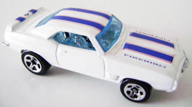 Hot Wheels 2005 #005 '69 Pontiac Firebird T/A, NEW/LOOSE, white (5SP)