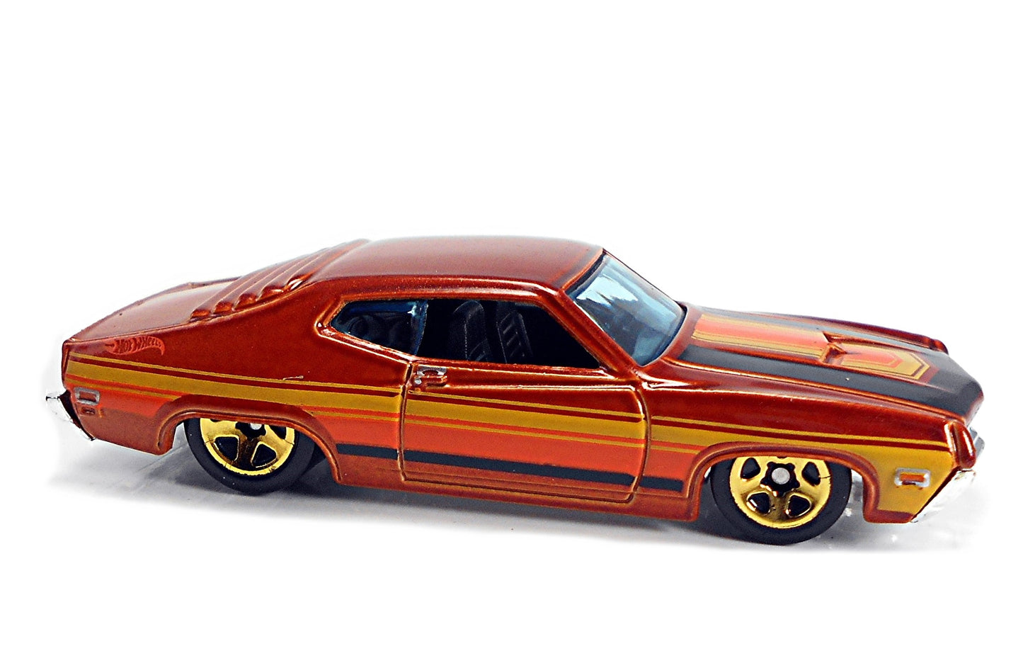 Hot Wheels 2000 Flying Customs, '70 Ford Torino, NEW/LOOSE, copper