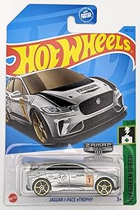 Hot Wheels 2023 #158/250 Jaguar I-Pace eTrophy, RETAILER EXCLUSIVE, zamac