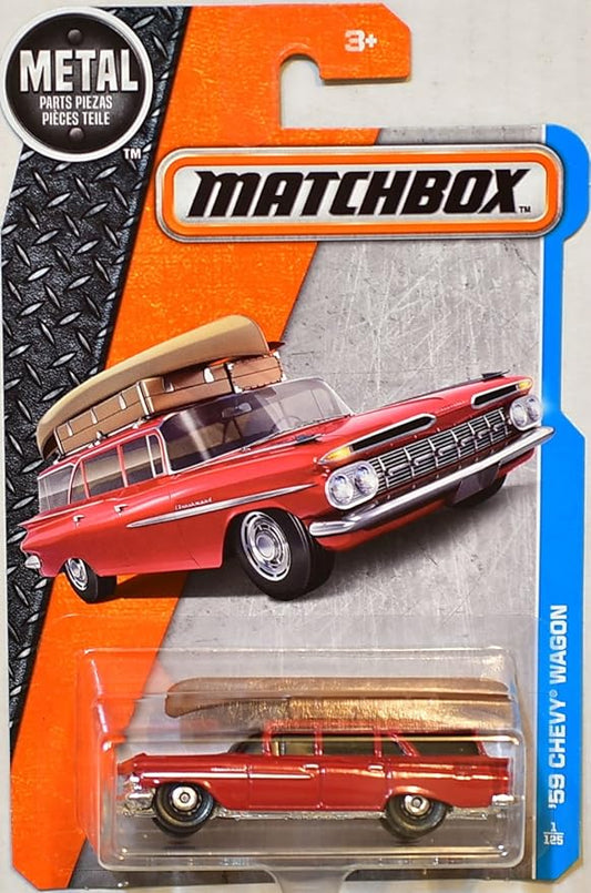 Matchbox 2017 Metal Parts '55 Chevy Wagon, red