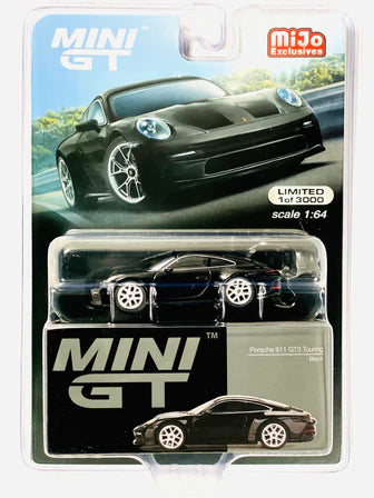Mini GT #606 Porsche 911 GT3 Touring, black