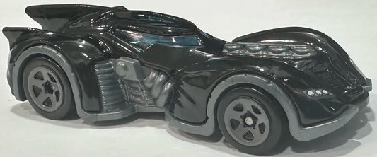 Hot Wheels 2025 #054/250, Arkham Asylum Batmobile, NEW/LOOSE, black