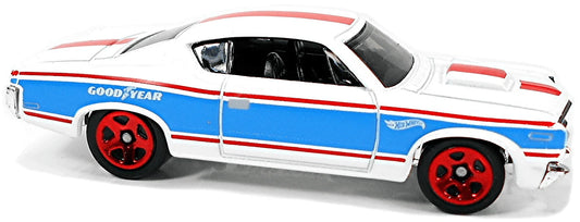 Hot Wheels 2021 #219/250 AMC Rebel Machine, NEW/LOOSE, white