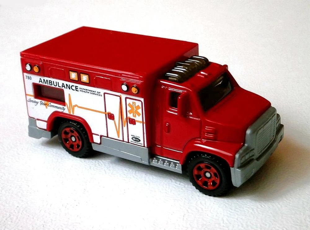 Matchbox Multipack Pull, Ambulance, NEW/LOOSE, red