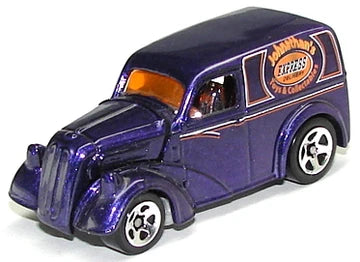 Hot Wheels 2000 #77 Anglia Panel Truck, NEW/LOOSE, purple