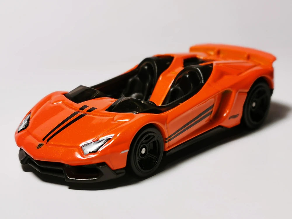 Hot Wheels 2019 #223/250 Lamborghini Aventador J, NEW/LOOSE, orange