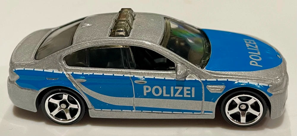 Matchbox 2022 Multipack Exclusive, BMW M5 Police, NEW/LOOSE, silver