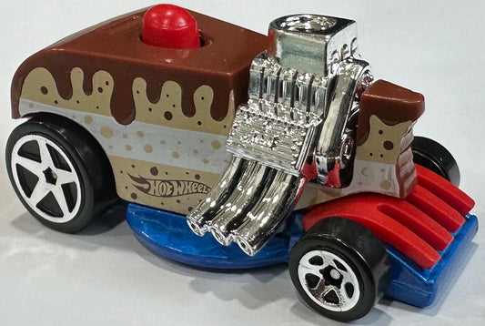 Hot Wheels 2024 #146/250 Birthday Burner, NEW/LOOSE, brown