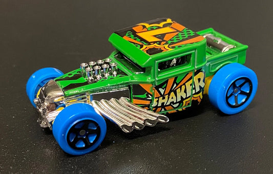 Hot Wheels 2020 #159/250, Bone Shaker, NEW/LOOSE, green
