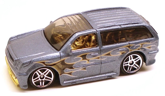 Hot Wheels 2003 #035/250 Boom Box, NEW/LOOSE, metallic blue-grey