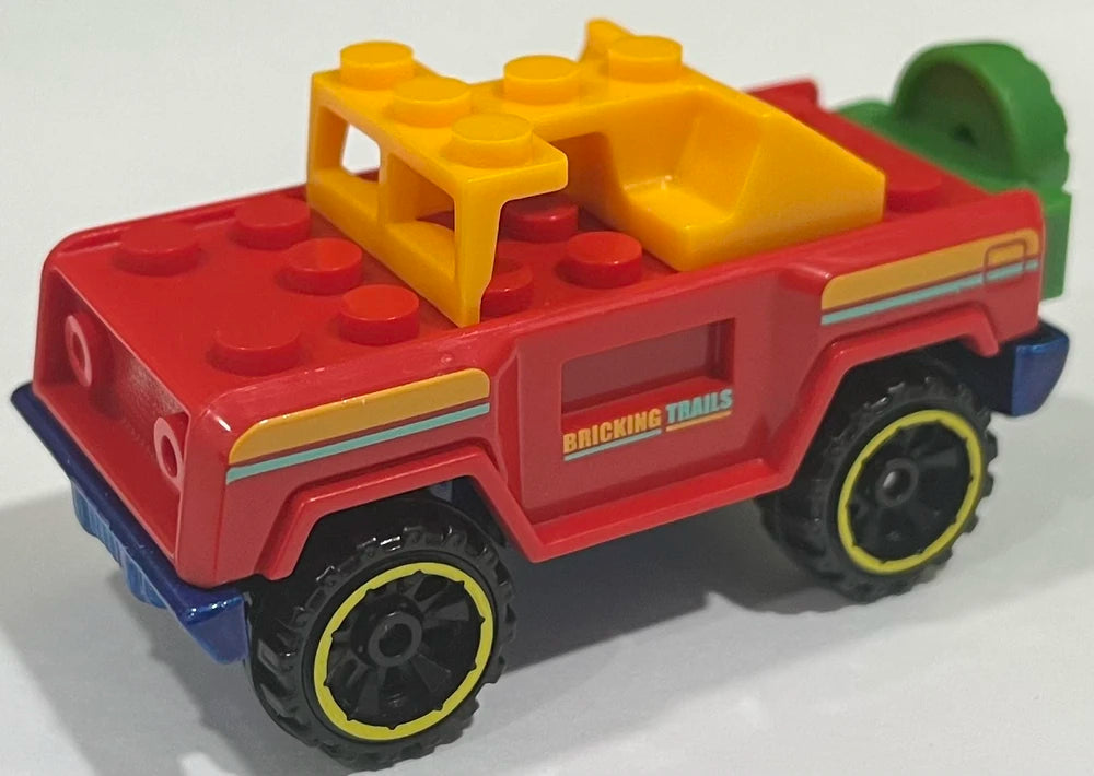 Hot Wheels 2022 #027/250 Bricking Trails, NEW/LOOSE, red