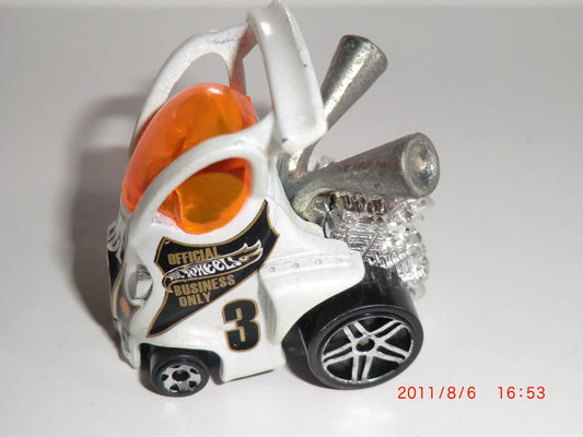 Hot Wheels 2002 #233 Hyper Mite, PREOWNED/LOOSE, white