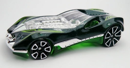 Hot Wheels 2013 #112/250 CUL8R, NEW/LOOSE, metallic dark green
