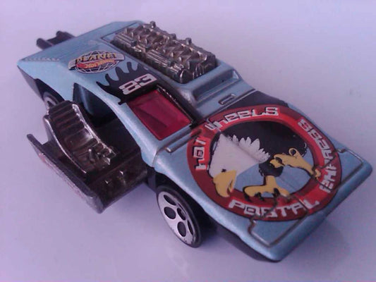 Hot Wheels 2001 #198, Side Kick, NEW/LOOSE, metallic pale blue