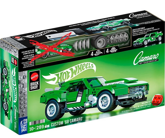 Hot Wheels 2026 Mattel Brick Shop, Custom '68 Camaro, NEW/INCOMPLETE - NO DIECAST CAR
