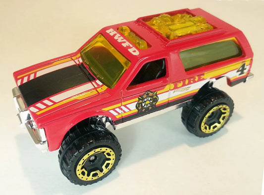 Hot Wheels 2016 #213/250, Chevy Blazer 4x4, NEW/LOOSE, red
