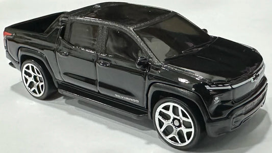 Hot Wheels 2024 #110/250, Silverado EV RST, NEW/LOOSE, black