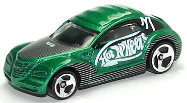 Hot Wheels 2000 #029, Chrysler Pronto, NEW/LOOSE, metalflake green