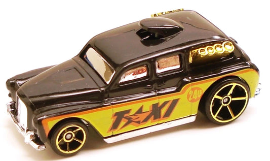 Hot Wheels 2009 #112/190 Cockney Cab II, NEW/LOOSE, black & gold