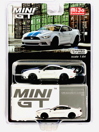 Mini GT #646 Ford Mustang GT LB-Works, white