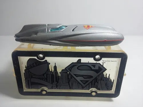 Hot Wheels 2004 Park'n Plates, Wild Thing (Superman), PREOWNED/LOOSE, silver