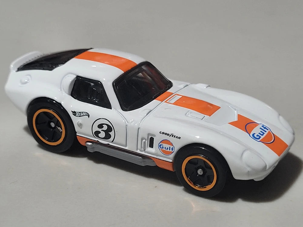 Hot Wheels 2024 #122/250 Shelby Cobra "Daytona" Coupe, RETAILER EXCLUSIVE, NEW/LOOSE, white