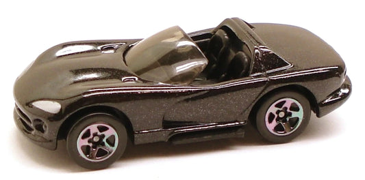 Hot Wheels 1996 Black Convertible Collection Dodge Viper RT/10, NEW/LOOSE, metallic black