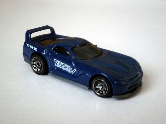 Matchbox 2017 #027/125 Dodge Viper GTSR, PREOWNED/LOOSE, dark blue