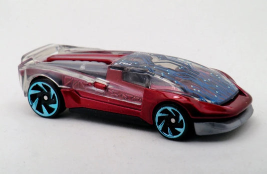 Hot Wheels 2017 #075/365 El Viento, NEW/LOOSE, pearl dark red