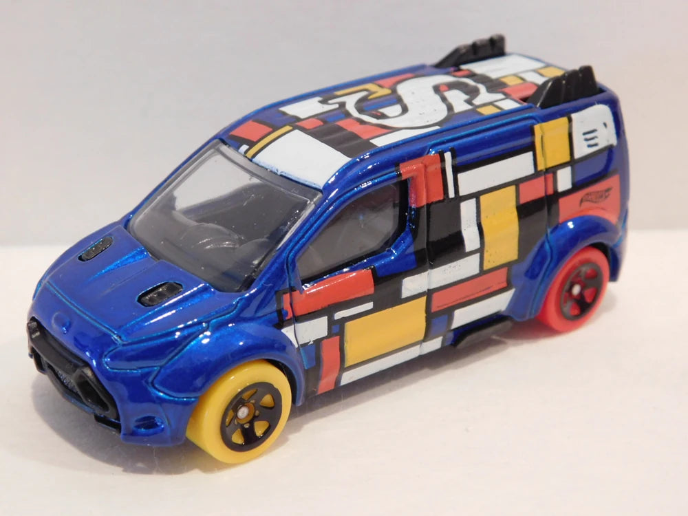Hot Wheels 2018 #224/365 Ford Transit Connect, NEW/LOOSE, blue