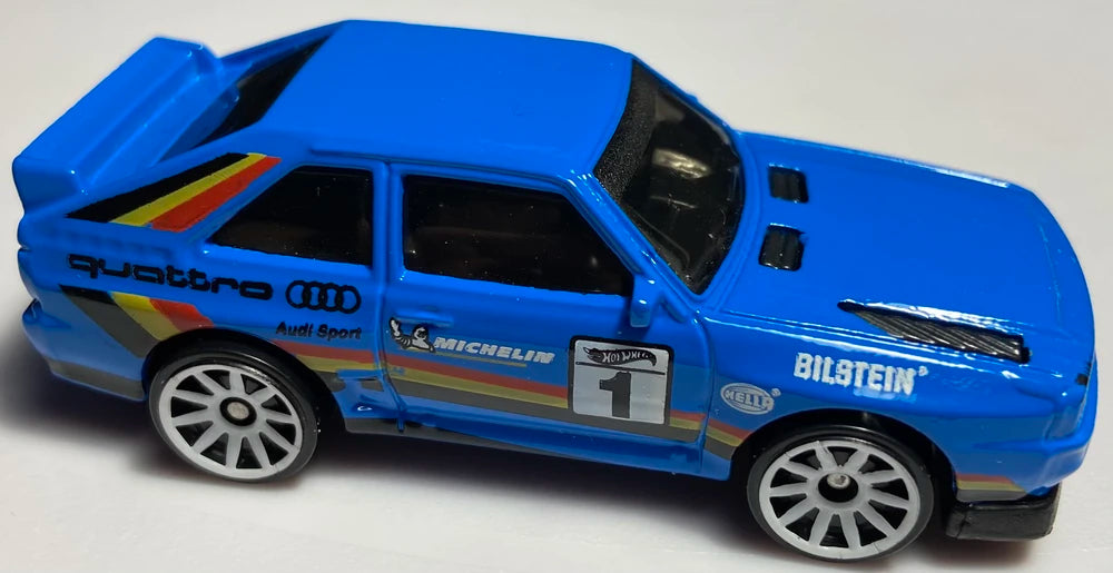 Hot Wheels 2022 #180/250 '84 Audi Sport quattro, NEW/LOOSE, blue