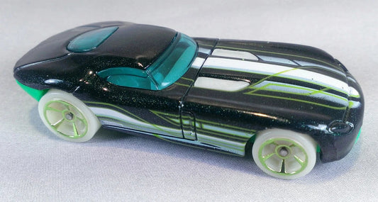 Hot Wheels 2014 #189/250 Fast Felion, NEW/LOOSE, metalflake dark green