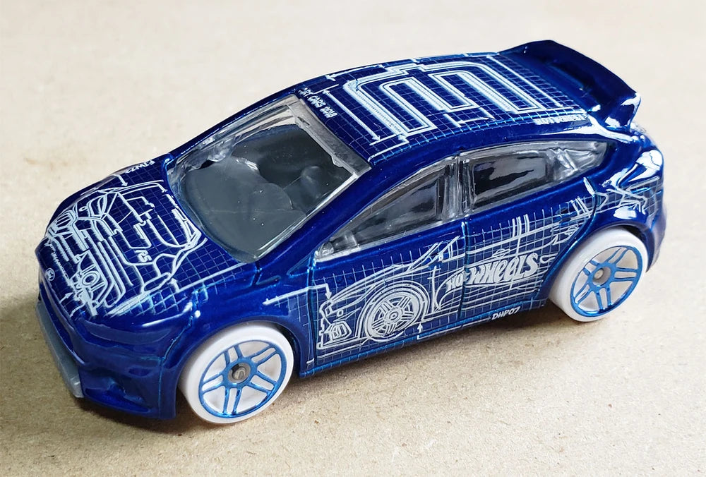 Hot Wheels 2018 #276/365, Ford Focus RS, NEW/LOOSE, blue