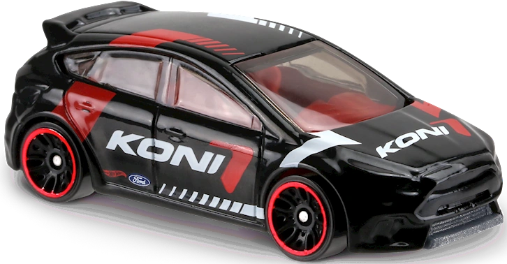 Hot Wheels 2017 #176/365, Ford Focus RS, NEW/LOOSE, black