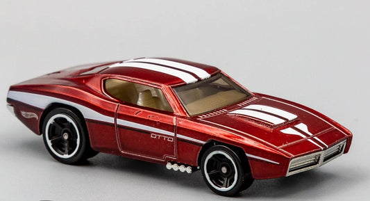 Hot Wheels 2020 #175/250 Custom Otto, TARGET RED EDITION, NEW/LOOSE, red