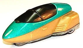Hot Wheels 1998 #812, GM Lean Machine, NEW/LOOSE, metallic green and gold