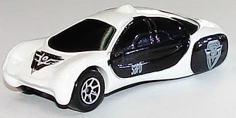Hot Wheels 1997 #594, GM Ultralite, NEW/LOOSE, black & white