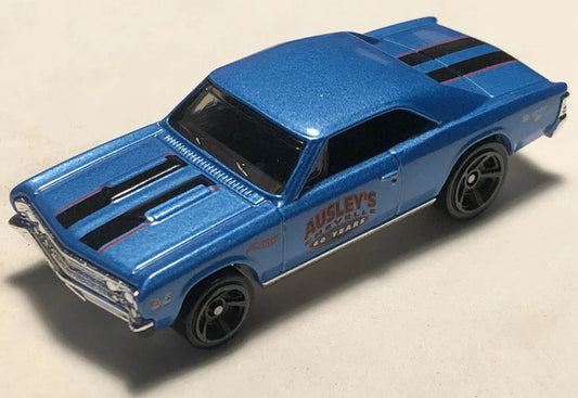 Hot Wheels 2021 #183/250 '67 Chevelle SS 396, NEW/LOOSE, metalflake blue