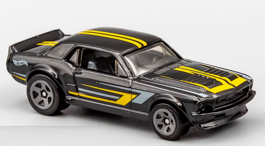 Hot Wheels 2021 #192/250 '67 Ford Mustang Coupe, NEW/LOOSE, black
