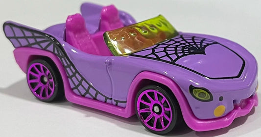 Hot Wheels 2024 #003/250 Monster High Ghoul Mobile, NEW/LOOSE, lavender