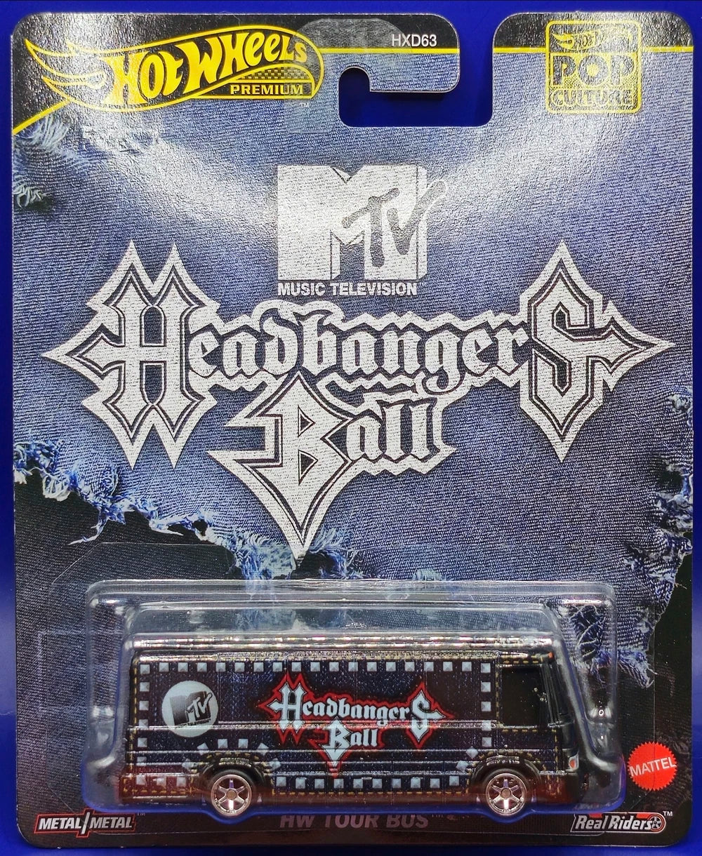 Hot Wheels 2025 Pop Culture Mix 4, HW Tour Bus, black