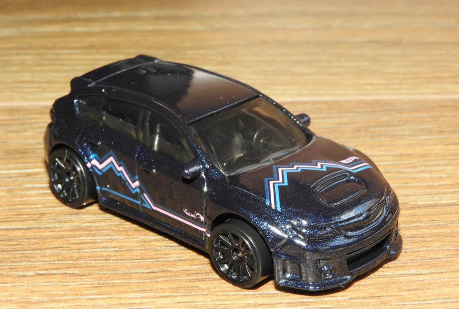 Hot Wheels 2022 #067/250 Subaru WRX STI, NEW/LOOSE, metalflake dark blue