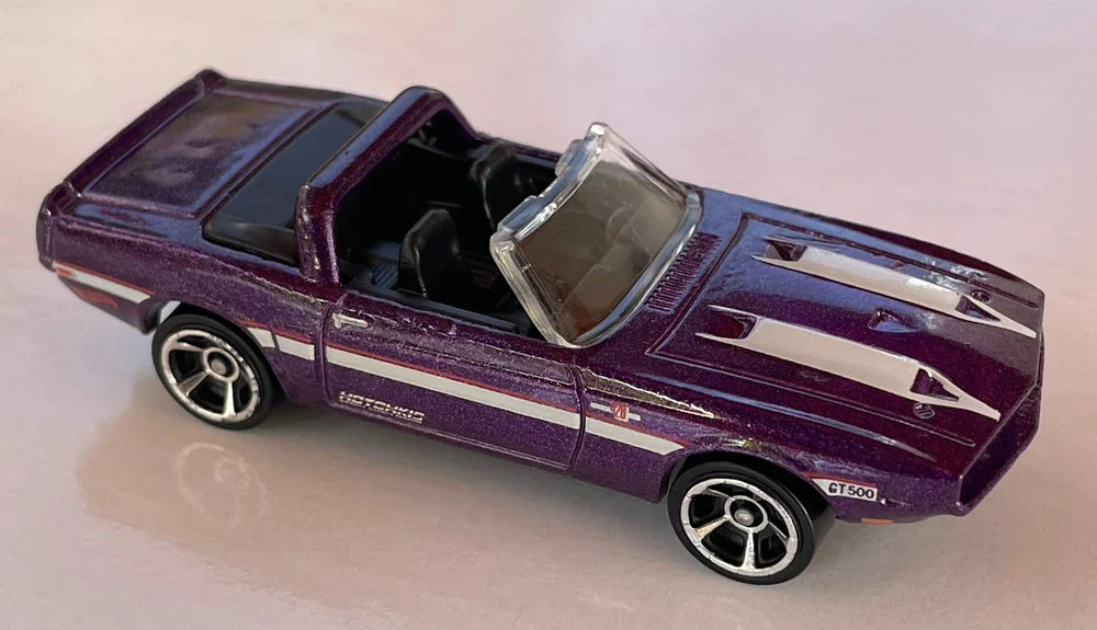 Hot Wheels 2023 #195/250 '69 Shelby GT-500, NEW/LOOSE, metalflake purple