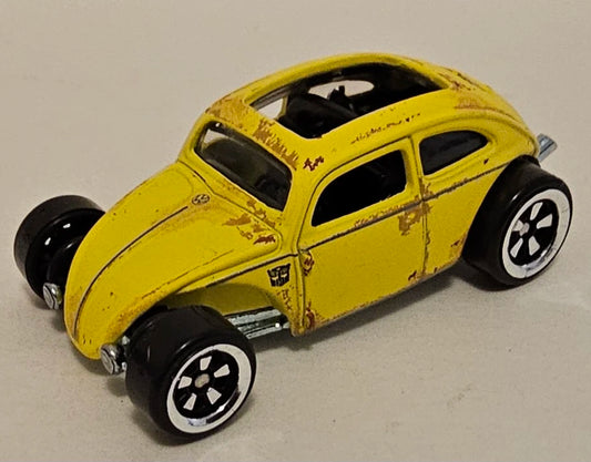 Hot Wheels 2024 Transformers 1/5, Custom Volkswagen Beetle, NEW/LOOSE, yellow