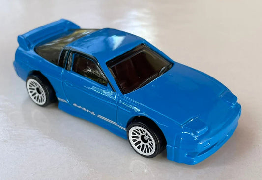 Hot Wheels 2024 #211/250 '96 Nissan 180SX Type X, NEW/LOOSE, blue